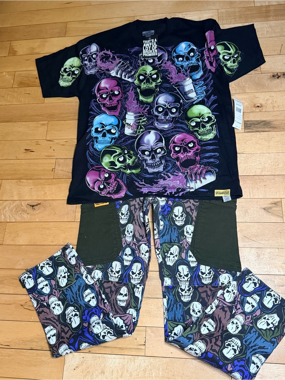 That's A Awful Lot Of Cough Syrup x Broken Promises Brand X Set Men’s XL/38